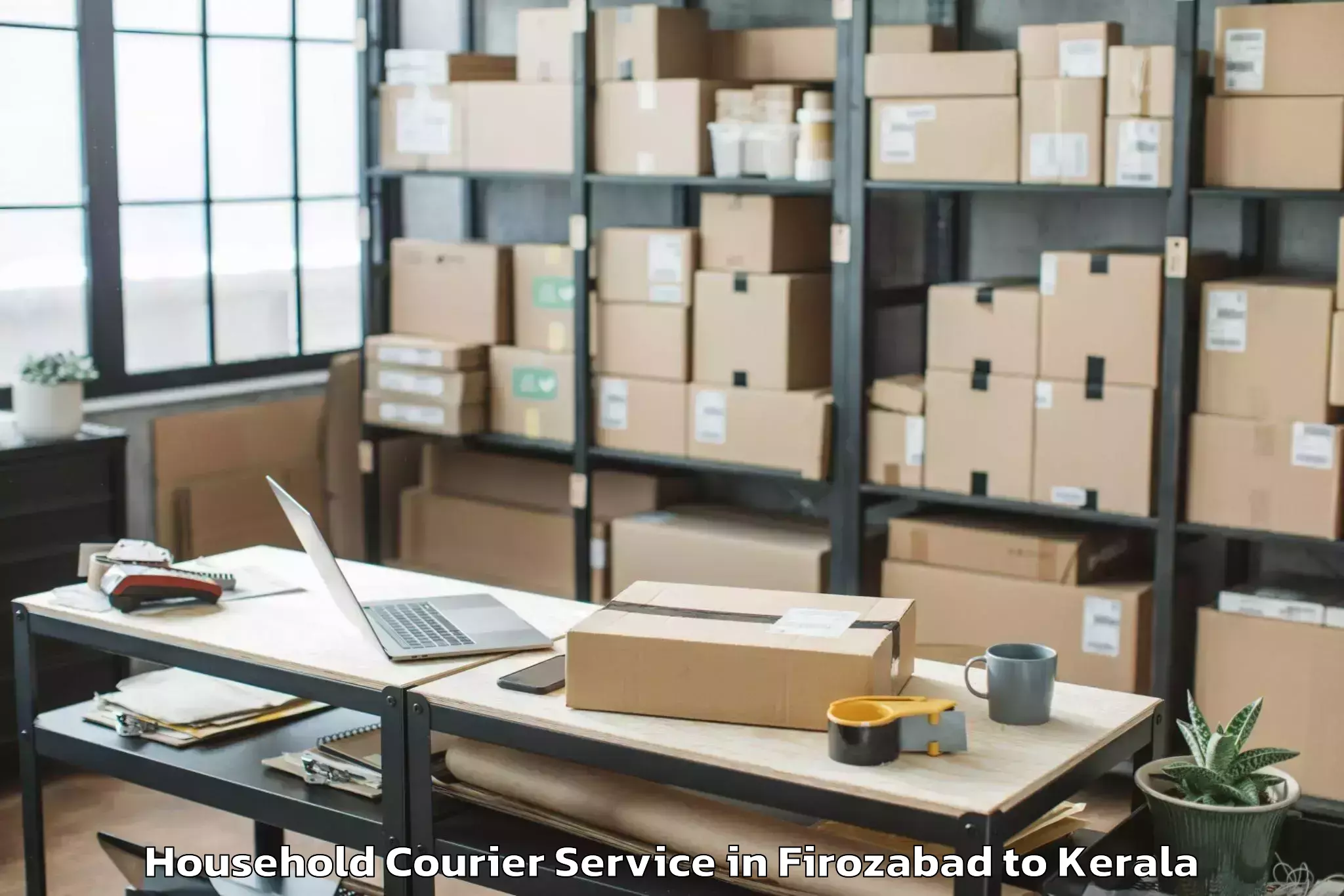 Book Firozabad to Centre Square Mall Kochi Household Courier Online